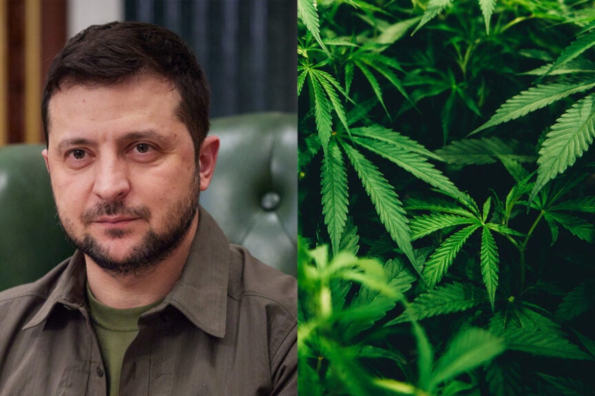 Ukraine's Zelensky Signs Medical Cannabis Bill To Help Those Suffering From Trauma Amid War With Russia