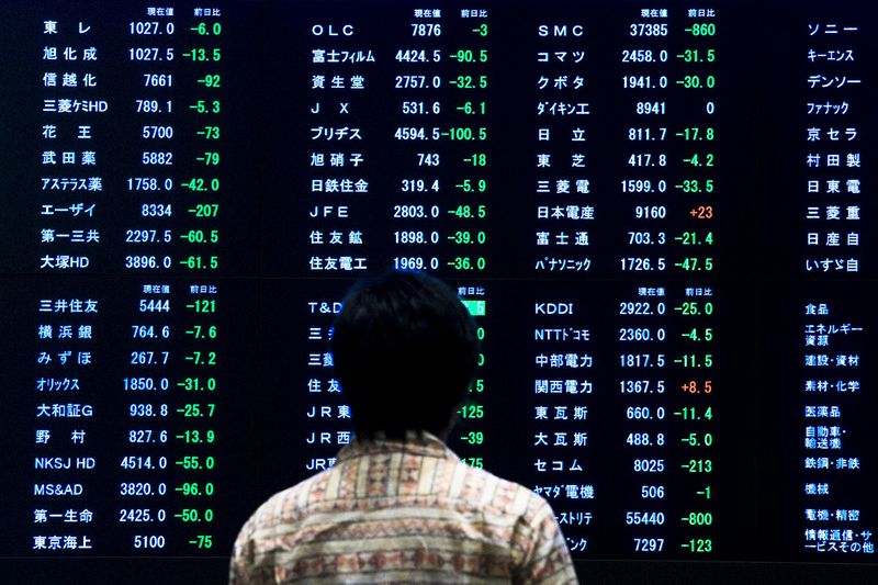 Asian stocks steady before CPI data; Japanese shares slide on BOJ jitters