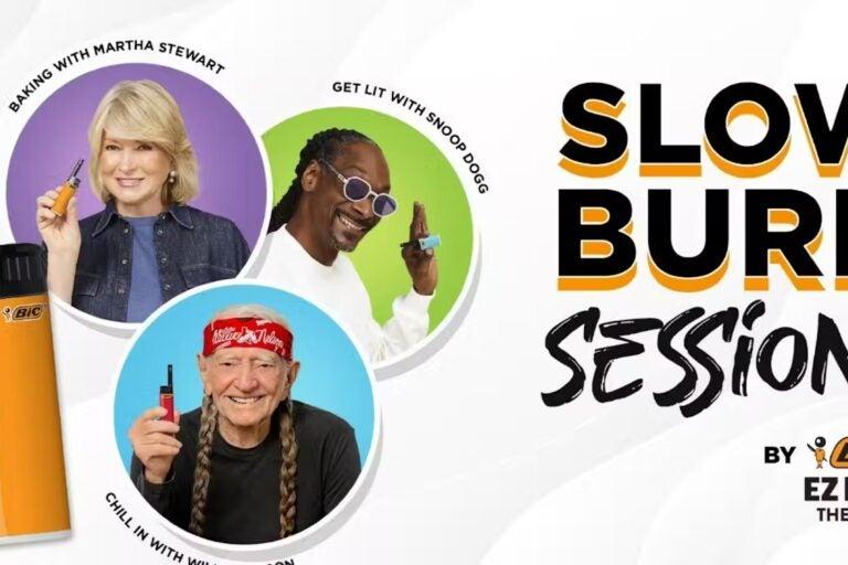 Snoop Dogg, Willie Nelson And Martha Stewart Light Up On 4/20 With Bic's 'Slow Burn Sessions' — Here's How To Join Them